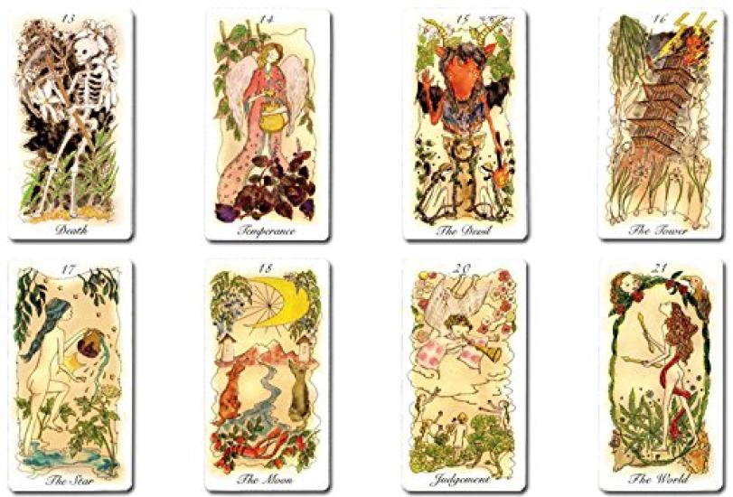 22 Tarot Cards Herb from Japanese Treasures of Includes an explanatory booklet detailing the scientific alternative medicinal and history of 44