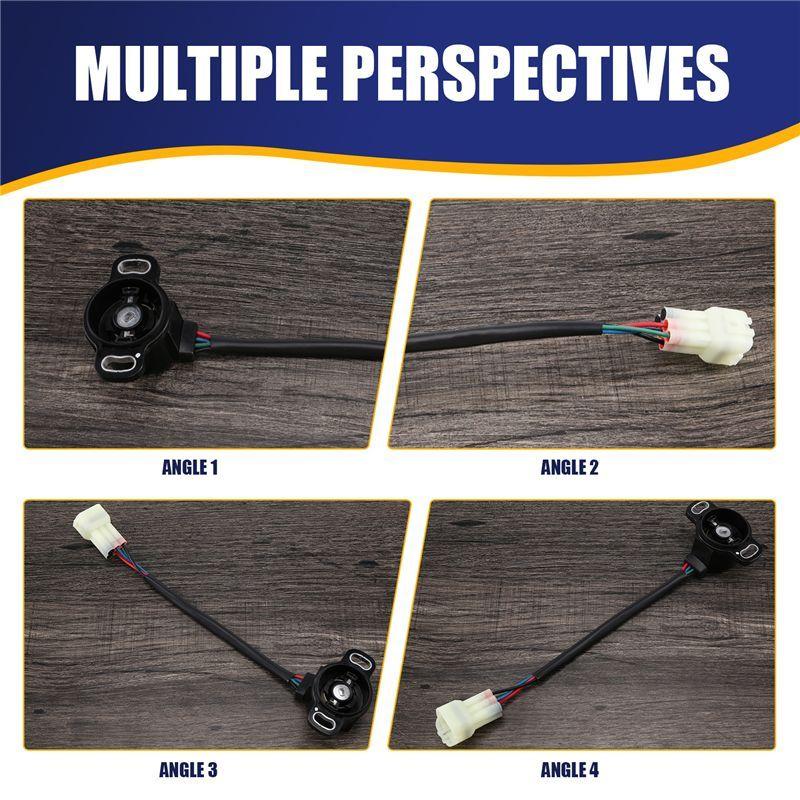 AA92-Car Throttle Position Sensor With Wire Throttle Sensor TPS Sensor For Sidekick 13420-56B00 1342056B00