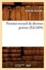 Premier Recueil De Diverses Poesies (Ed.1604) Kitabı