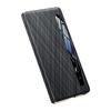Magnetic Flip Case Honor Magic V6 Full Coverage Lens Protection PU Leather Business Style With Gold Thread Detail