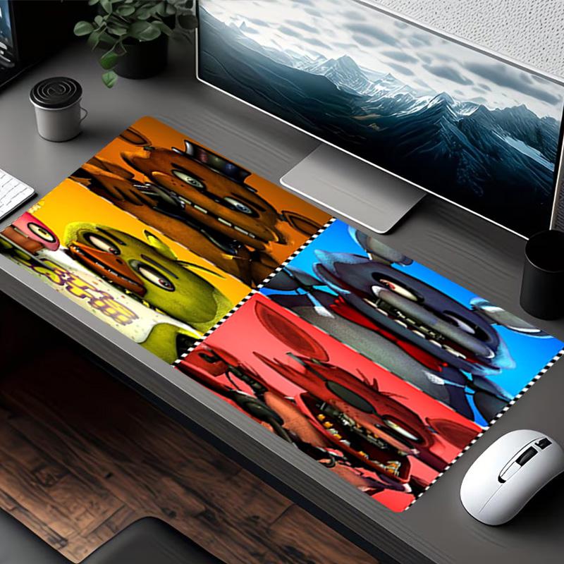 Tappetino per Mouse Stampa Five Nights at Freddy's, per Tastiera, Pad per Laptop PC per Ufficio Uso Domestico, Decorazione Scrivania, Regalo di Compleanno Perfetto per Giocatori