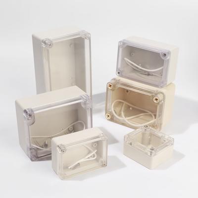 White Enclosure Electronic Plastic Junction Box Outdoor Accessories Instrument Housing Case Electrical Project Boxes