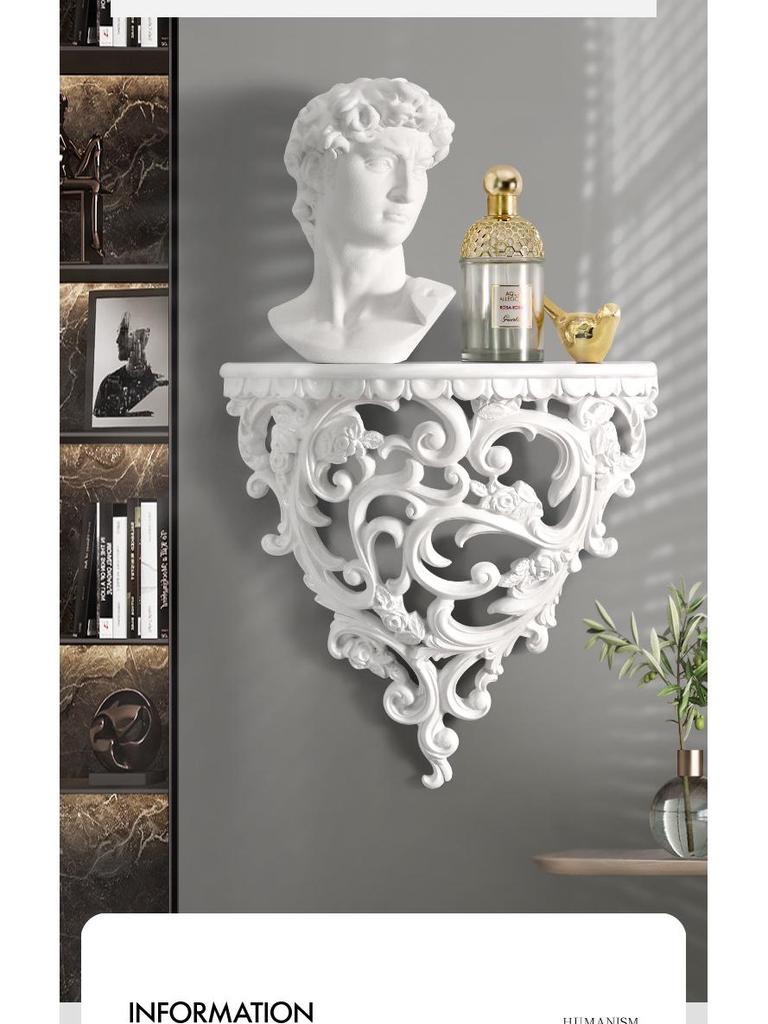 European Creative Resin Wall Shelf – Decorative Hanging Ornament for Home
