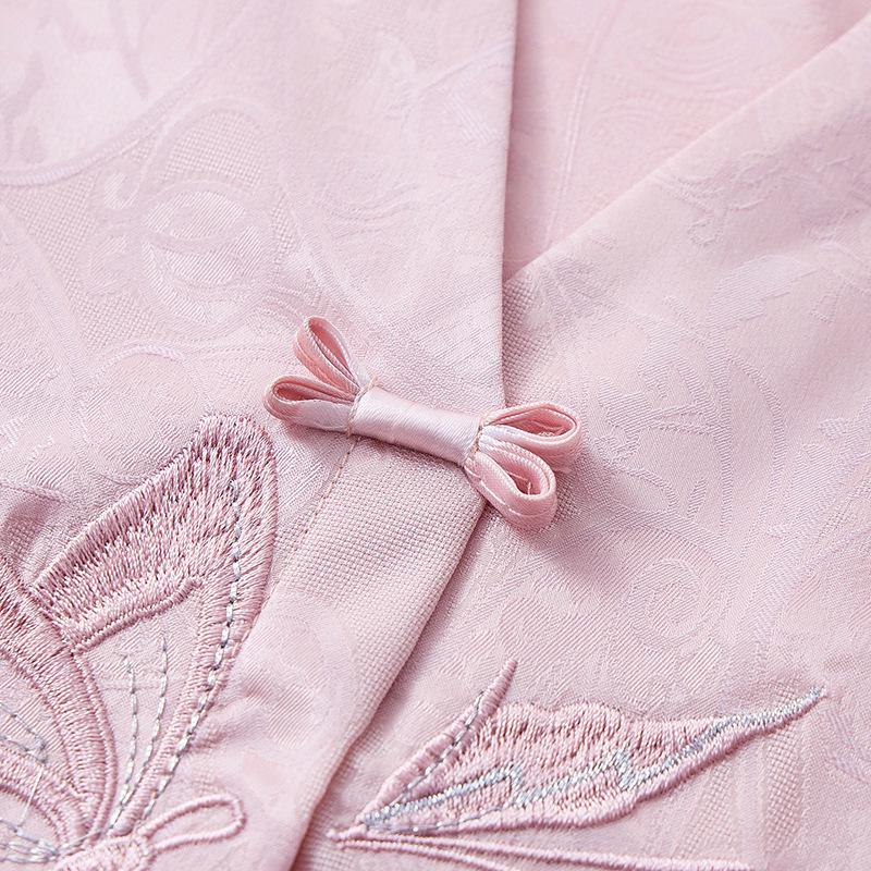 2026 Stylish Mid-Sleeve Jacquard Top for Young and Middle-Aged Women
