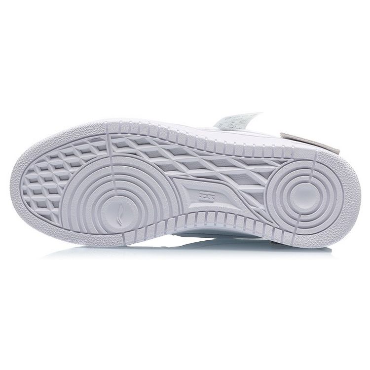 Li Ning CF Decompression Wear Resistant Non Slip Low Top Skate Shoes Women Skate Shoes White Red AGCQ394-1