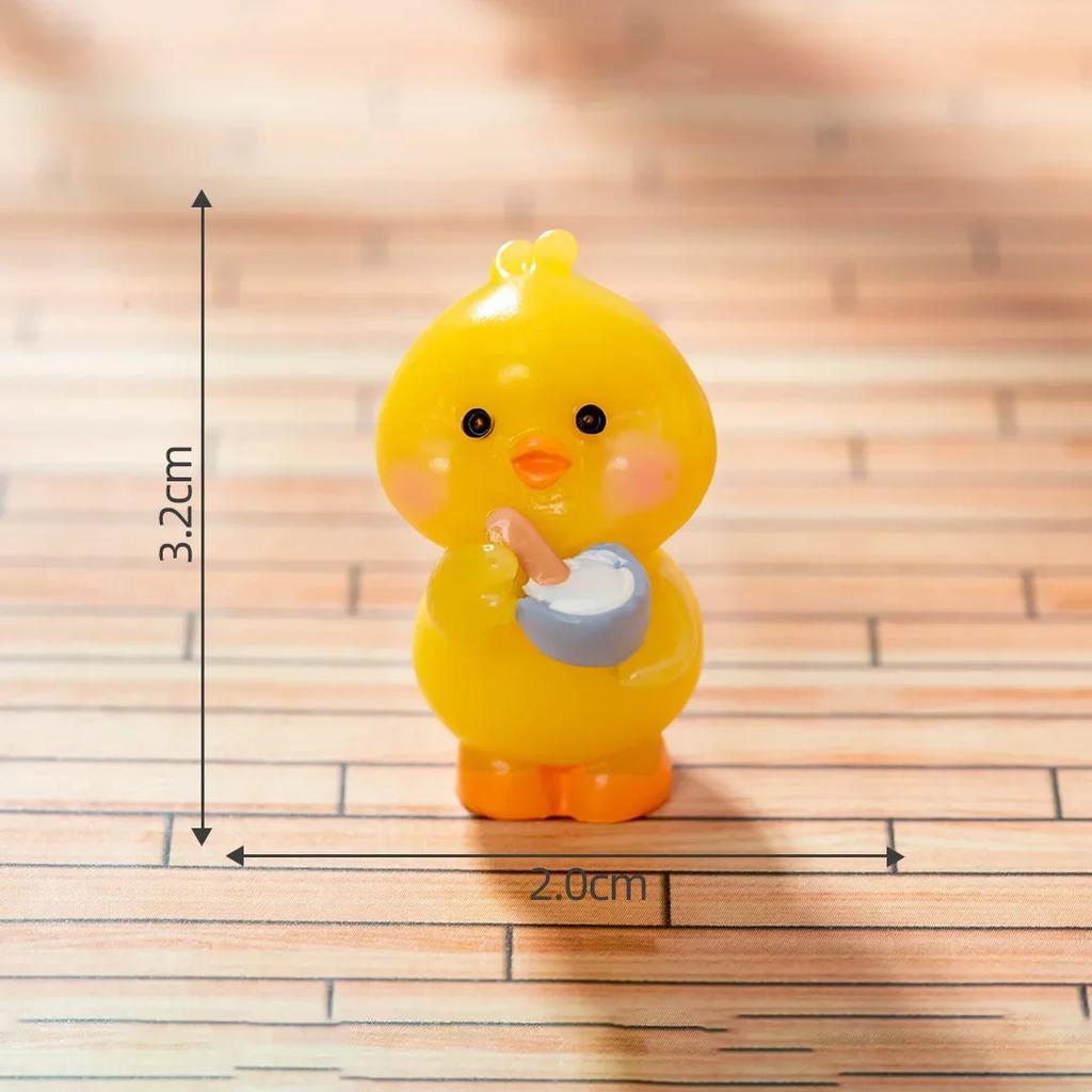 Kawaii Animal Resin Home Decoration Figurines Dollhouse Micro Landscape Accessories Fairy Garden Miniatures Room Desktop Decors