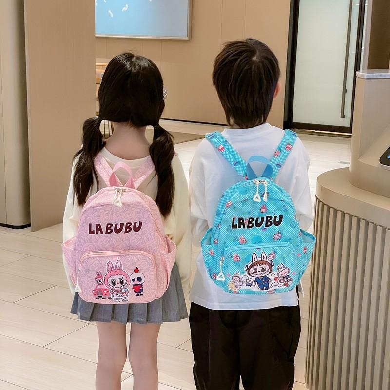 Stylish And Colorful Labubu Kids Backpack For School Featuring Fun Anime Patterns