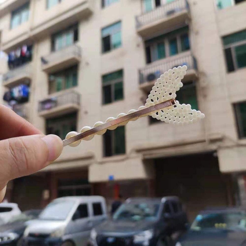 18pcs/set Geometric Pearl Hairpin Set Side Clip Duckbill Clips Exquisite Zinc Zinc Alloy Hair Clips  Women