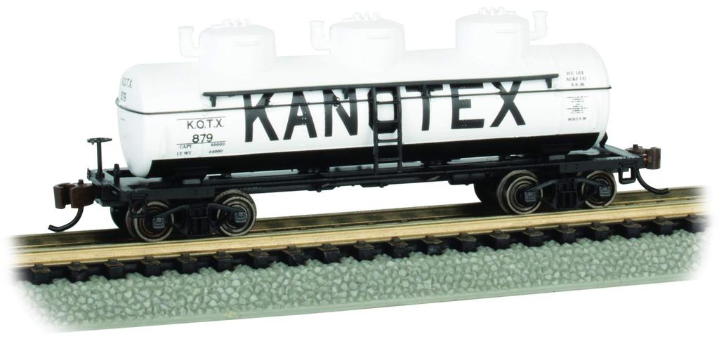 Bachmann Trains - 3 Dome Tank Car - KANOTEX #879 - N Scale
