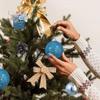 24Pcs/box Hanging Christmas Tree Pendant Plastic Jingle Balls Sets Christmas Ball  New Year Gifts