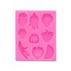 Multiple Fruit DIY Fondant Cake Banana Grape Strawberry Peach Orange Corn Silicone Mold