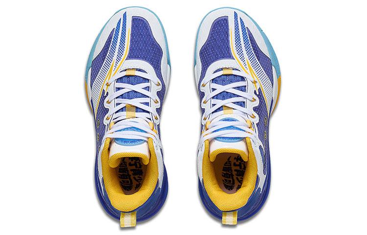 Li Ning YOUNG Avant Garde Ling TEAM 3.0 Cushioning Breathable Support Rebound Mid top Children's Basketball Shoes YKBT026-7