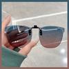 Polarized Unisex Clip On Flip Up Sunglasses Over Prescription and Reading Glasses Frames