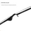 Unisex Fashion Square Sunglasses with Chain Temples