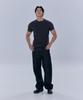 NINEZ Cotton Spandex Cut Henley Neck Muscle Fit T-Shirt (2 Colors)