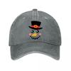 SnowUnisex Art Graphic Washed Baseball Cap Outdoor For Womens Unisex FeUnisex