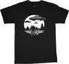Bigfoot and Alien UFOs T-shirt