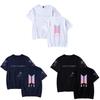 Bts Print T Shirt Short Sleeve Cotton Casual Wear For Fans Fashion