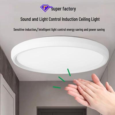 Ultra-Thin Waterproof LED Ceiling Light for Bathroom, Balcony, Bedroom, and Aisle.