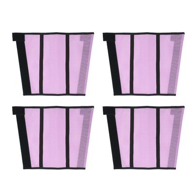4pcs Horse Leg Protector Protective Horse Leg Fly Wraps Breathable Mesh Horse Boots for Stall and