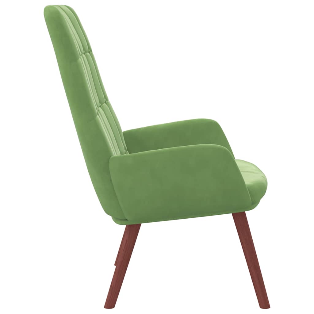 Recliner Light Green Velvet