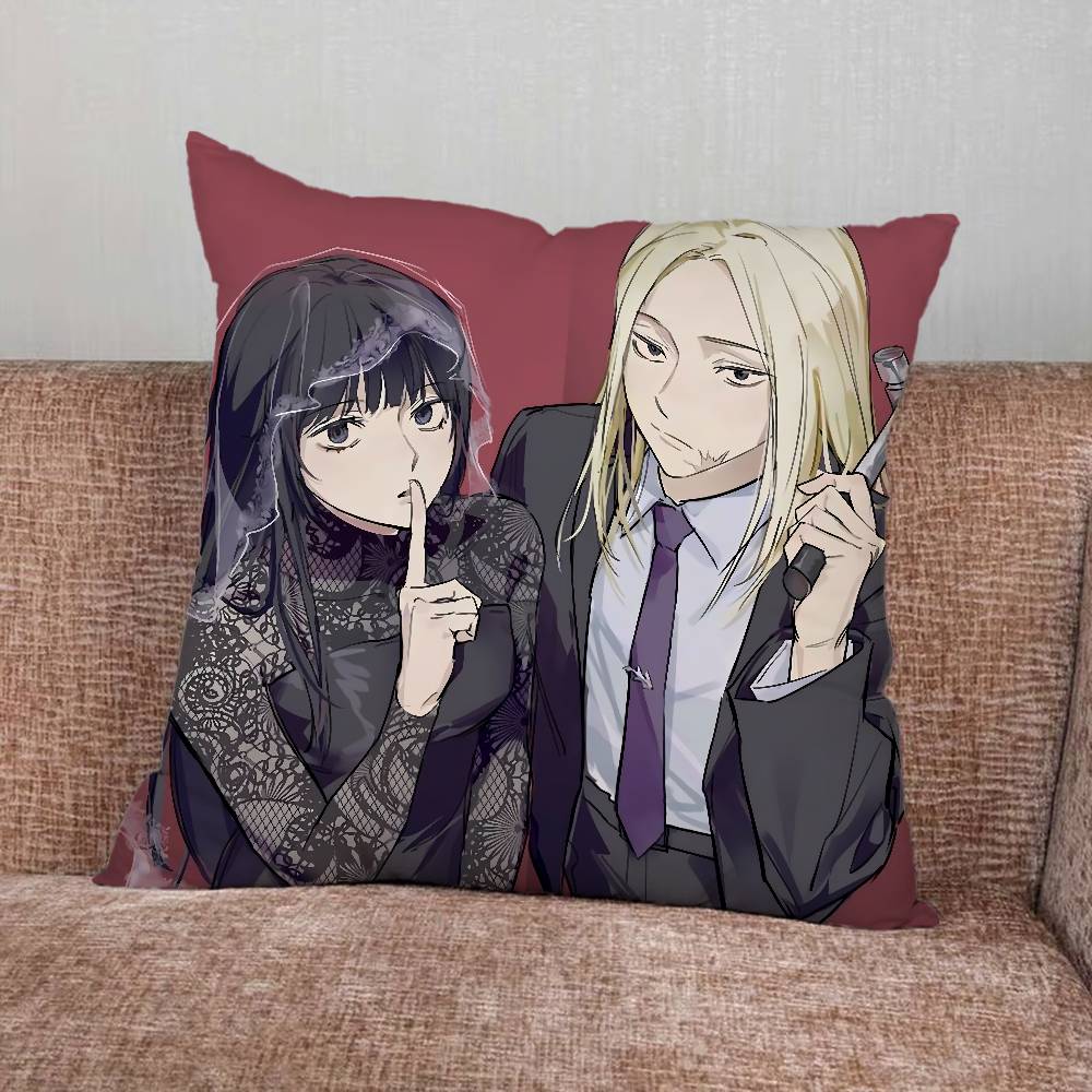 OOsaragi Sakamoto Comics Days Pillow Case Pillowcase Home Sofa Cushions Car Cushions Pillowcover Office Pillowshell Pillow
