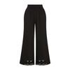 Raffya Womens/Ladies Marmalade Embroidered Wide Leg Trousers