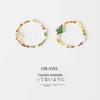 Women's Christmas Light Luxury Handmade Beaded Bracelet - Exquisite Niche Design