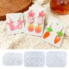 DIY Easter Jewelry Molds Butterfly Flower Rabbit Egg Design Crafting Earring Molds for Family Women Girls Holiday Gift