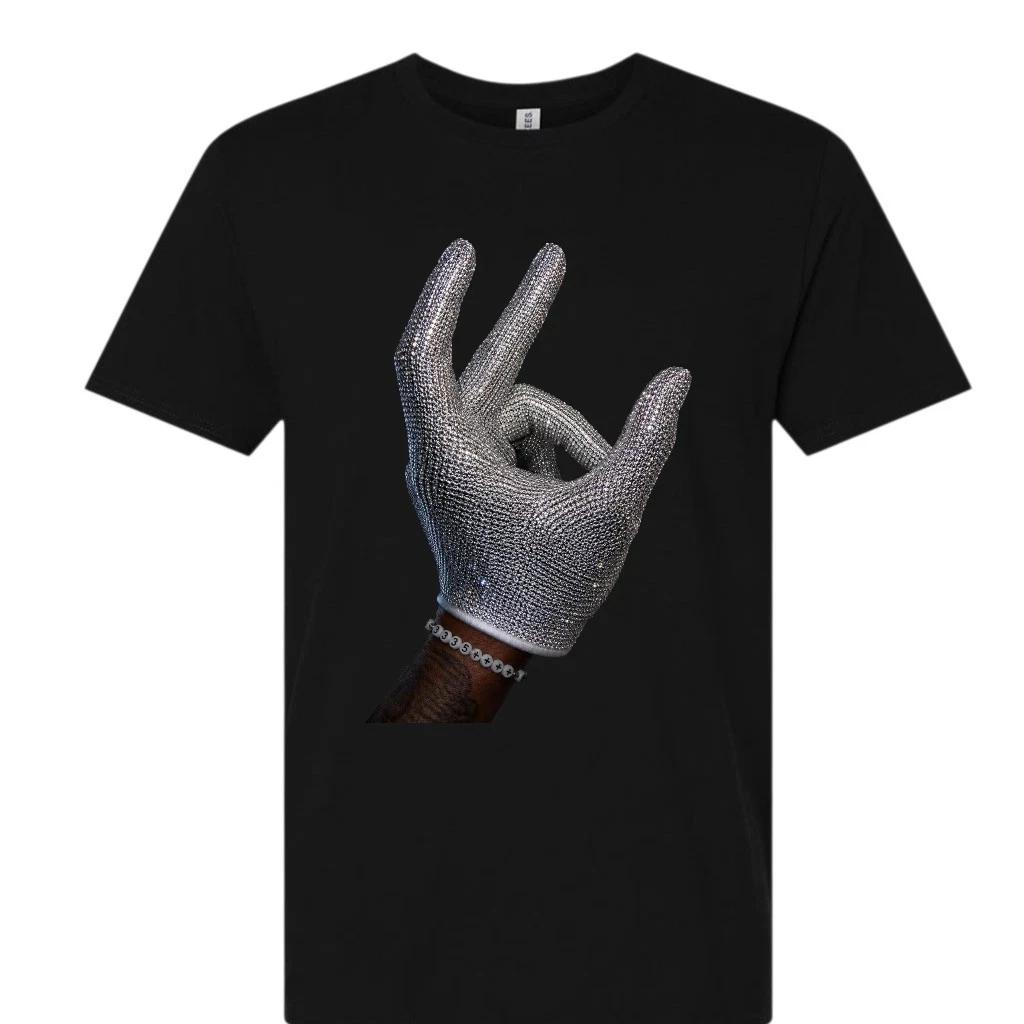 Drake Iceman Michael Jackson GD FOLKS PITCHFORK Graphic T-Shirt Black S