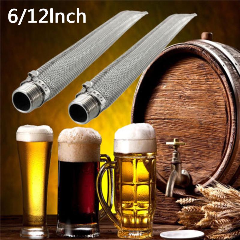 Buy 12 And 6 Inch Stainless Steel Bazooka Screen 1/2" NPT Homebrew Beer