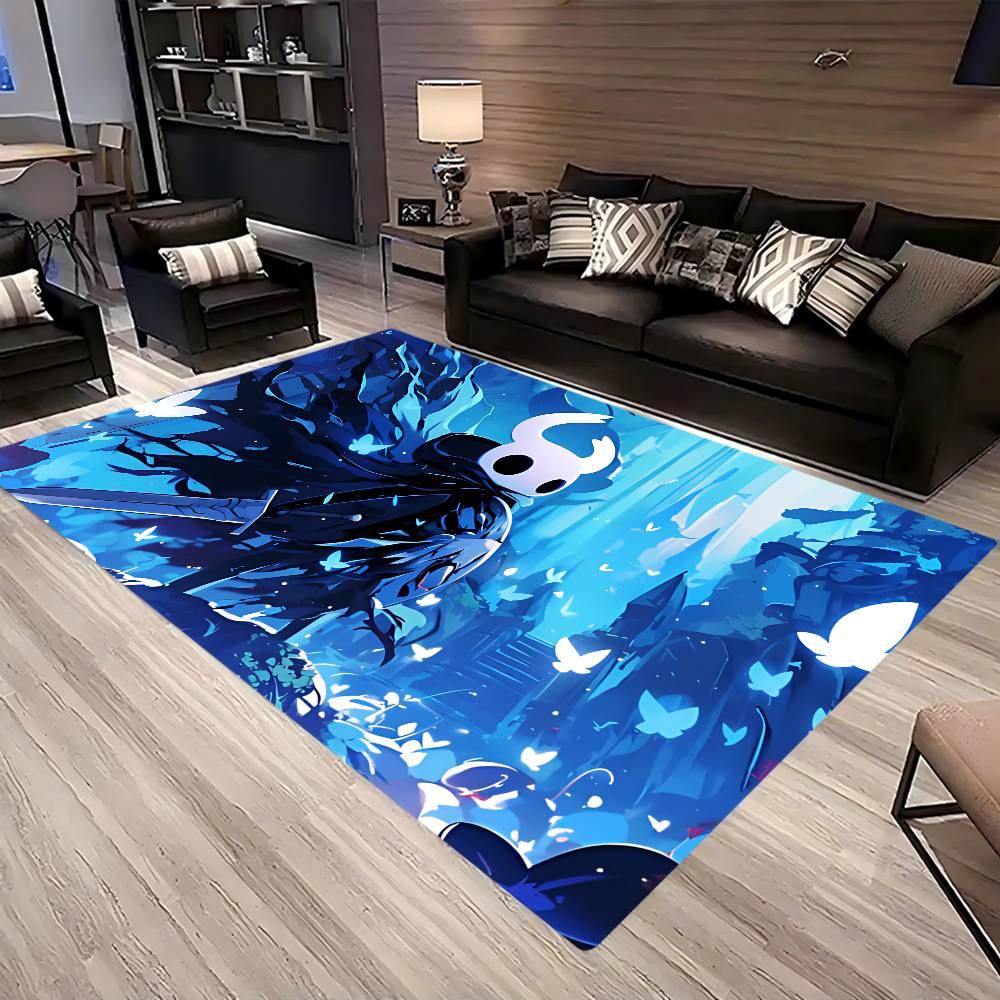 SPIEL-H-Hollow Knight Lange Teppiche Nordischer Stil Heimfußmatte Badezimmer-Toilettenmatten Schlafzimmer Bettvorleger