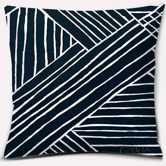 Geometric Figure Polyester Pillow Cushion Cover Car Home Ornaments Sofa Bed Decoration