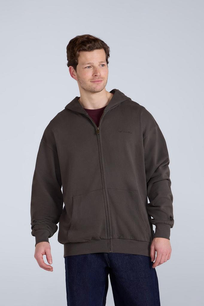 Animal Mens Icon Logo Full Zip Hoodie