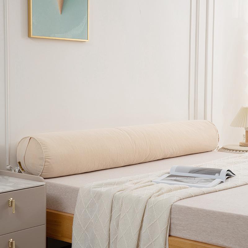 100/120cm Long Cylindrical Pillow with Handle for Neck Back Leg Support Removable Washable Pregnant Women Use Bedroom Pillow