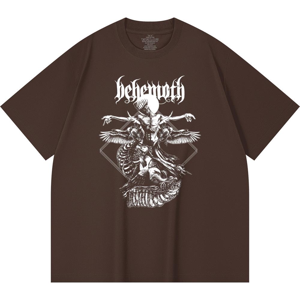 230 g/m² 100% Bavlna T-shirt Heavy Metal Rocková Kapela Tisk Populární Hudby Unisex Těžký Bavlněný T-shirt