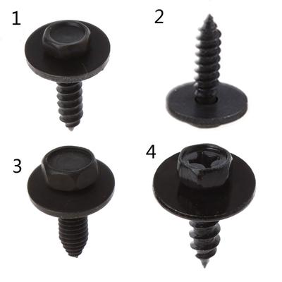 10PCS Universal Hex Screws Self Tapping Tapper Screw for Various Car Vehicle