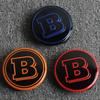 4Pcs 75mm Brabus Logo Car Emblem Wheel Center Hub Cap Accessories For Mercedes Benz AMG Apple W204 GLA GLC CLA W205 W203 W206