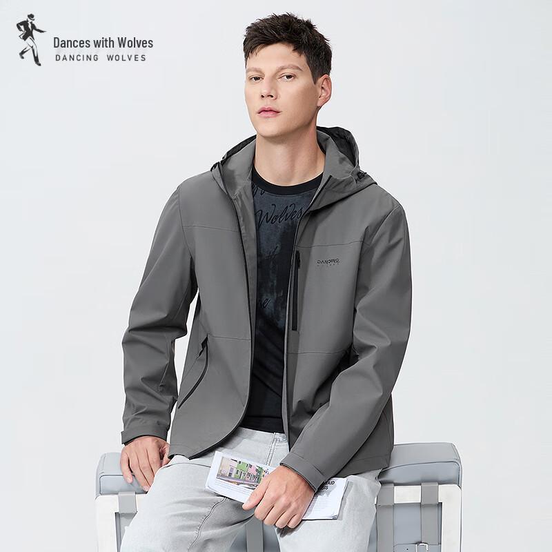 

Dancing with Wolves Men s 3-Proof Outdoor Hooded Jacket 2XL (185)