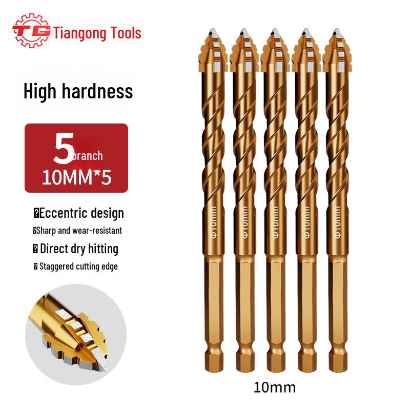 Tiangong High-Hardness Serrated Eccentric Drill Bit for Tile and Concrete