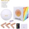 Moon Lamp, 16 Colors Moon Night Light with Stand & Remote &Touch Control and USB Rechargeable Decorative Light Up Moon Lamp for Baby Kids Lover