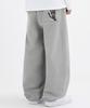 UNDEROFF Balloon Curved Sweatpants Skullhand Grey