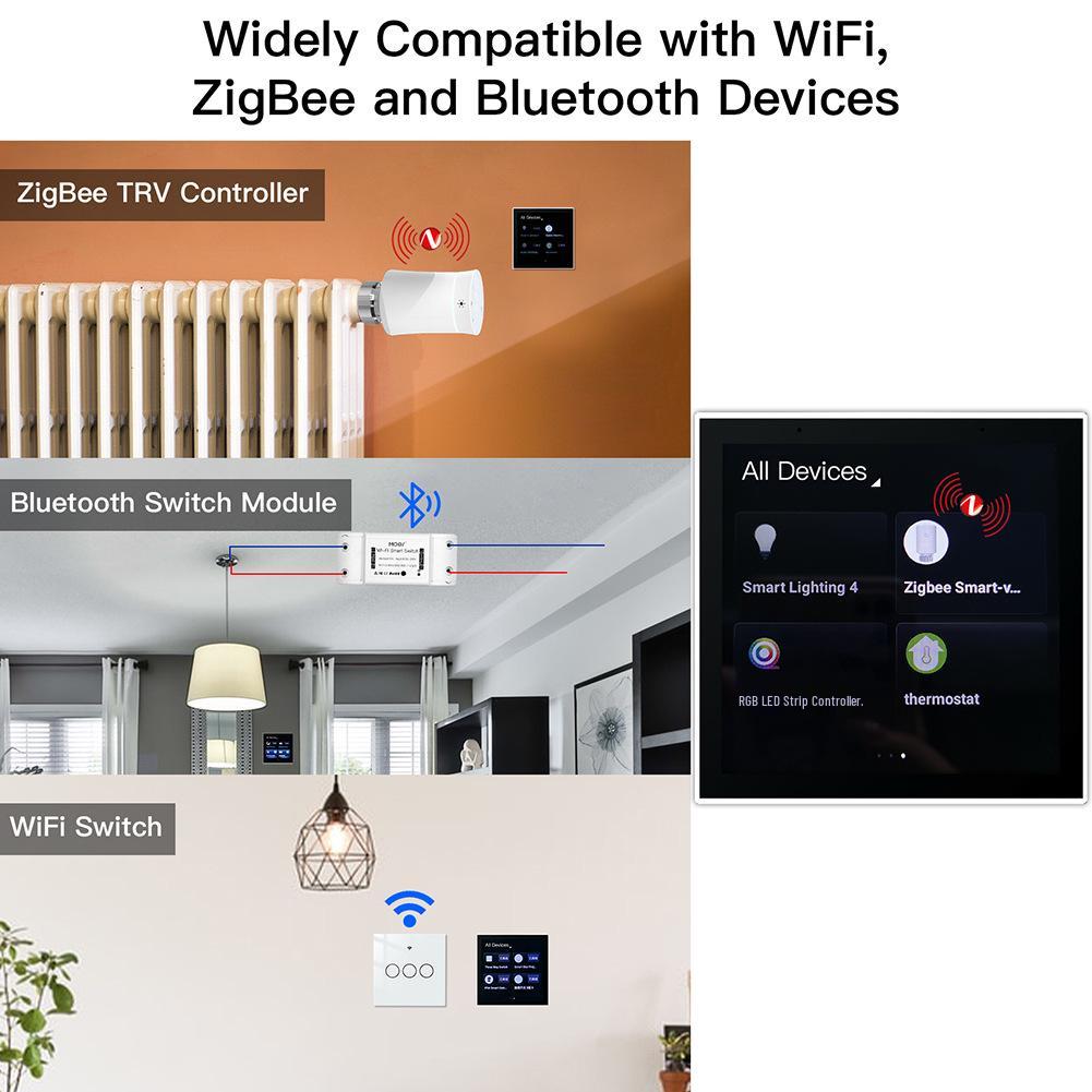 Tuya 4-inch Smart Home Touchscreen Hub with Built-in Alexa and Scene Control