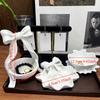 Sweet Bow Ribbon Ring Holder Elegant Jewelry Plates 3D Printed Jewelry Tray  Photography Props