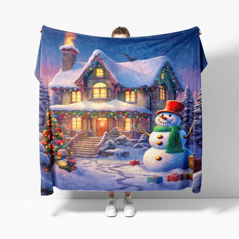 Decorazione casa peluche Plaid Coperta da divano Copriletto letto coperte soffici morbide decoro Moderno Halloween Buon Natale inverno