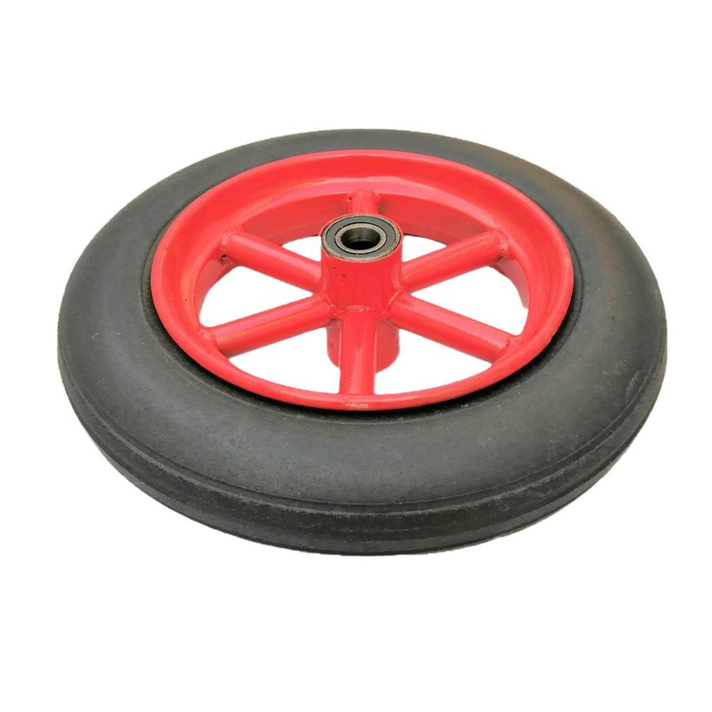 Solid Rubber Hand Truck Caster Wheel 300-8, Universal Single Tube Wheel
