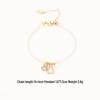 Chinese Fortune Gourd Pendant Pearl Necklace & Bracelet Set: High-End Elegant Collarbone Chain