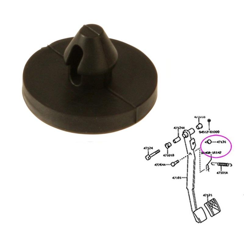 12 Pcs Brake Switch Stopper Brake Pedal Pad Brake Lights Switch Limiter 90541-06036 Car Accessories