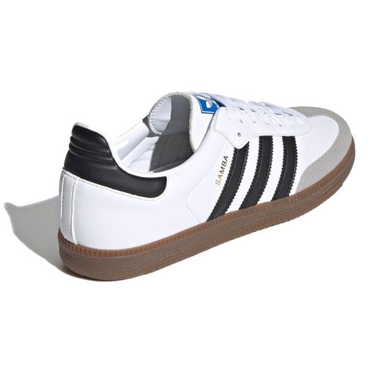Adidas Samba Vegan White Gum Unisex Sneakers Cloud-White Core-Black H01877