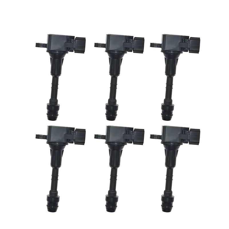 6Pcs 22448-8J115 224488J115 22448-8J11C UF349 Ignition Coil For Nissan Maxima Pathfinder Murano Altima Infiniti I35 QX4 3.5 4.0L 6pcs
